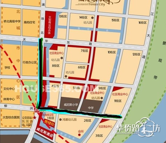 南京威尼斯水城13街区最新动向 !3号线地铁来