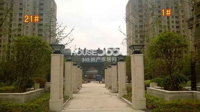 城发云锦城1、21号楼施工实景图 2015年5月摄