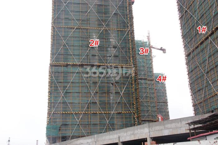 2015年8月花园道壹号项目实景--1-4号楼