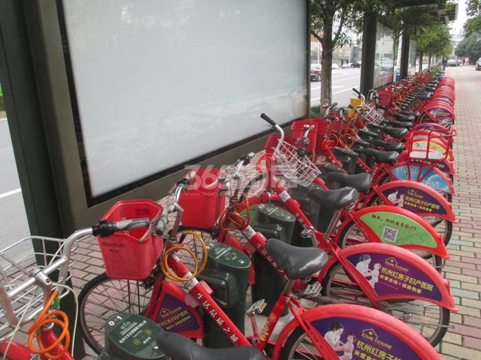 2015年9月星耀城二期项目周边公共自行车租借点