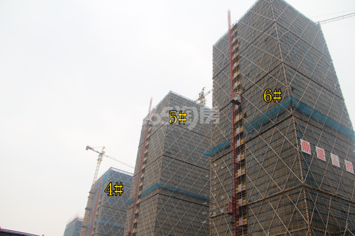 万宝城4—6号楼施工进程图（2015.11）