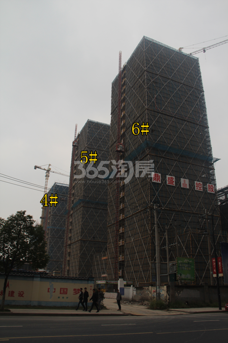 万宝城项目4—6号楼施工进程图（2015.11）