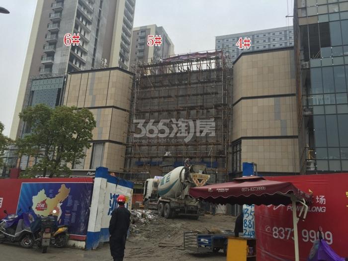 萧山宝龙城市广场4、5、6号楼施工进度 2015年11月摄