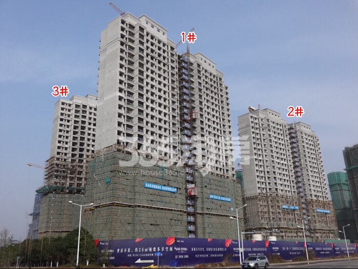 新城香悦澜山在建楼栋实景图（12.09）
