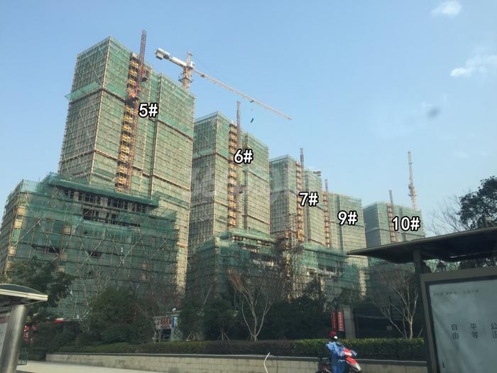 2015年12月申花壹号院项目实景--5-7、9、10号楼