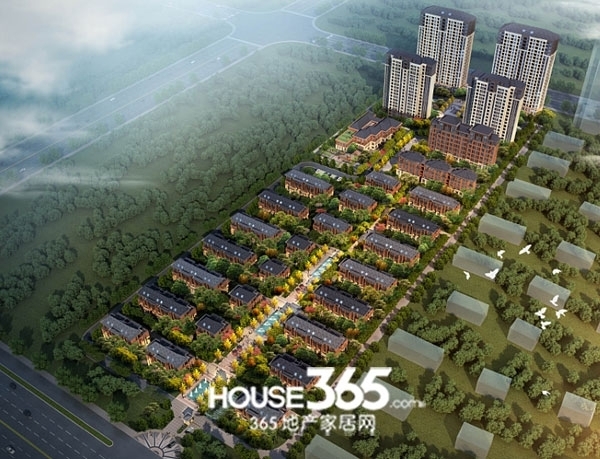 新华御湖公寓鸟瞰图