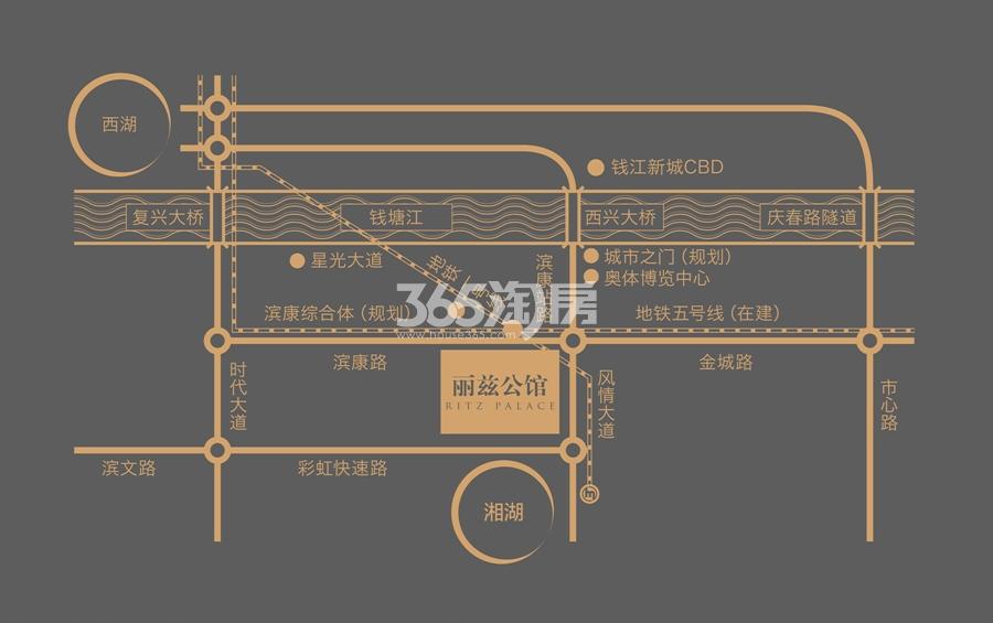 阳光城丽兹公馆交通图