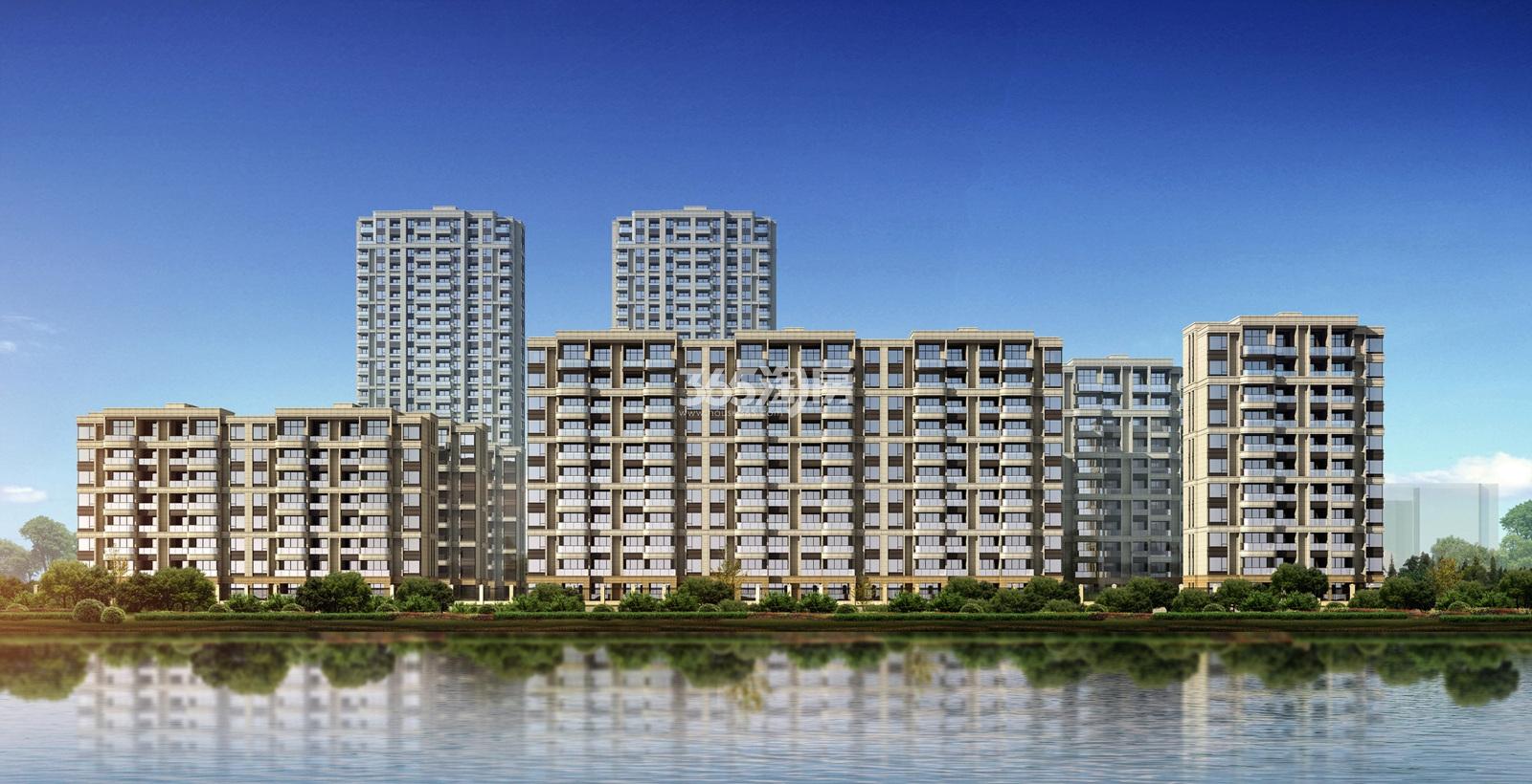 滨江旭辉万家之星项目水景效果图