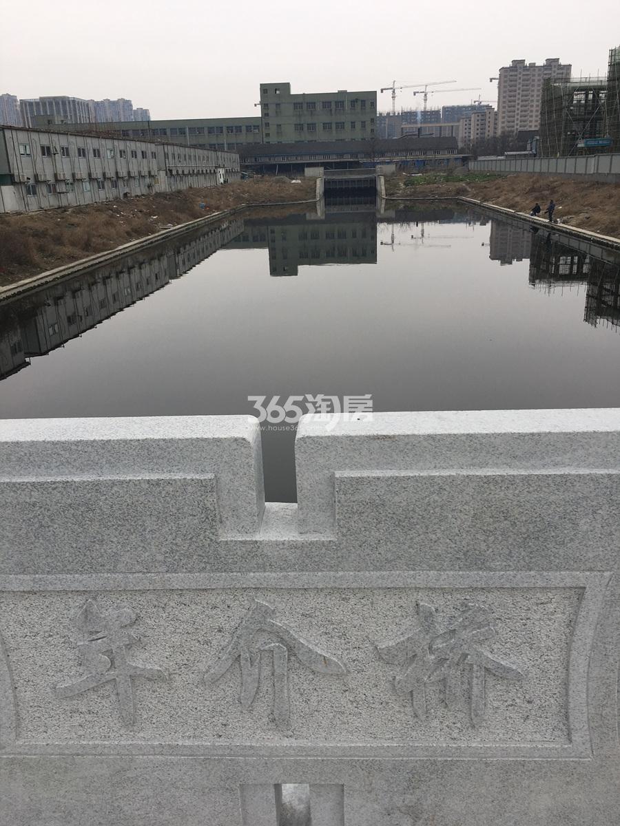 2017年2月初滨江旭辉万家之星周边河道