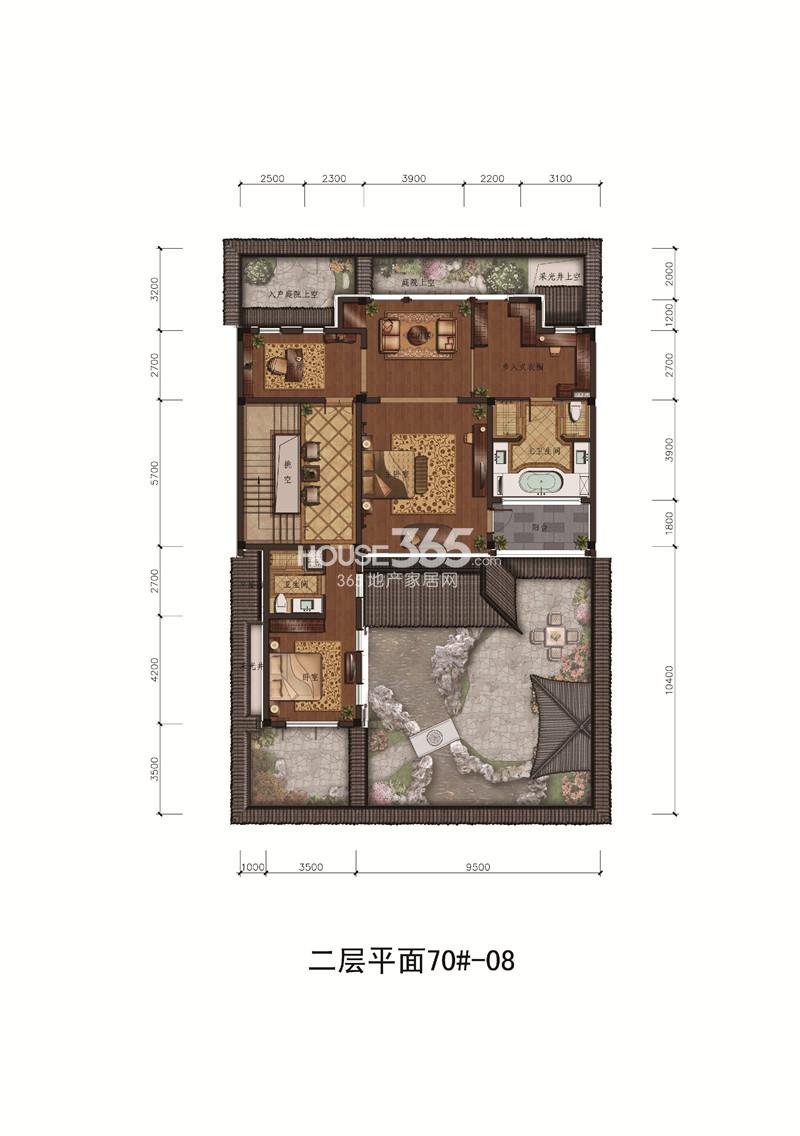 蘇州桃花源小合院d9南入戶580㎡地上二層戶型圖