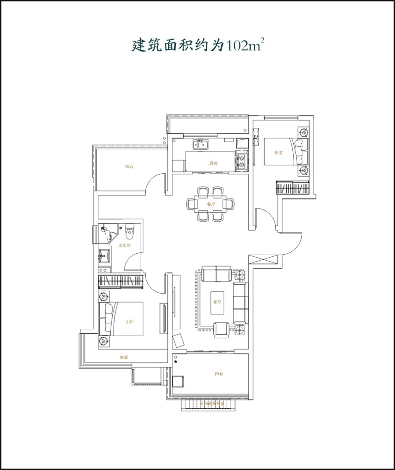 华地森林语e2 2户型图